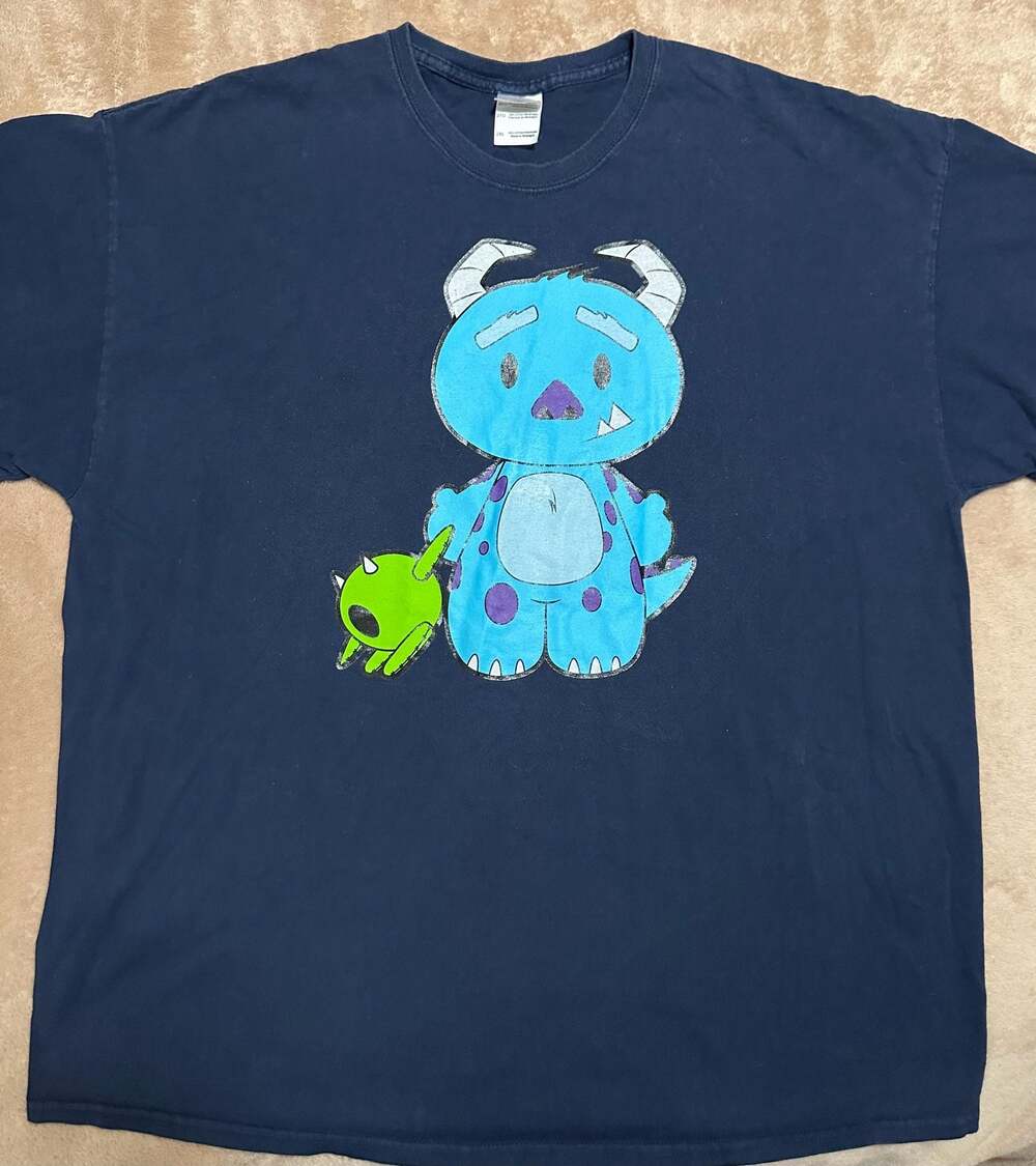 Gildan Monsters Inc. Sulley and Mike T-Shirt 2XL